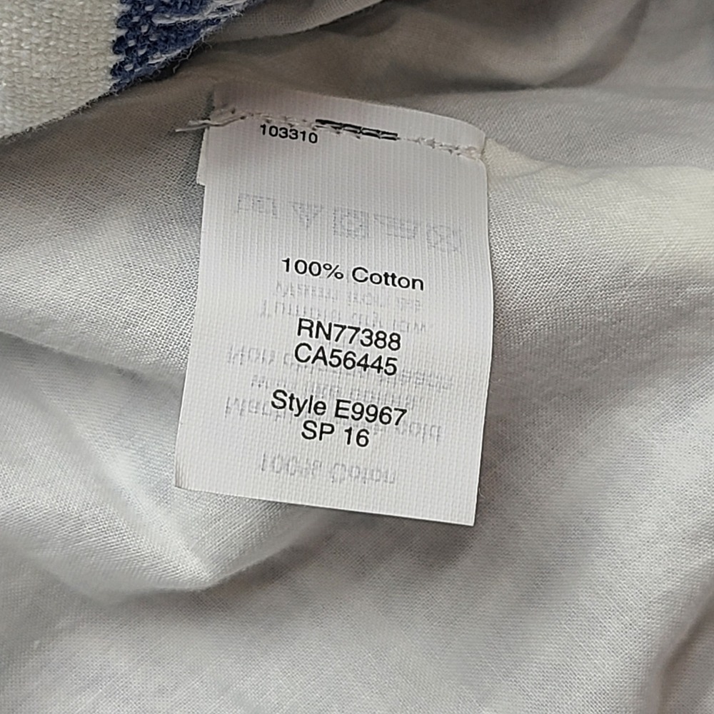 Madewell Mini Skirt Womens 4 White Blue Excellent E9967 Embroidered Cotton Boho - Picture 5 of 7